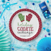 ホリデークッキー交換パーティークリスマスオーブンミッツ ペーパープレート (パーティー)