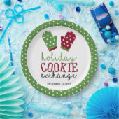 ホリデークッキー交換パーティークリスマスオーブンミッツ ペーパープレート (パーティー)