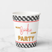 ホリデークッキー交換パーティークリスマス 紙コップ (裏面)