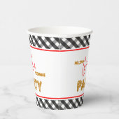 ホリデークッキー交換パーティークリスマス 紙コップ (右)