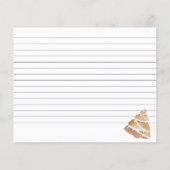 ホリデークッキー交換レシピカード (裏面)