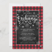 ホリデークッキー交換招待状 招待状 (正面)