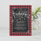 ホリデークッキー交換招待状 招待状 (スタンド正面)