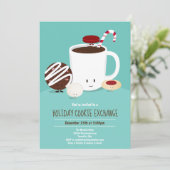 ホリデークッキー交換 招待状 (スタンド正面)