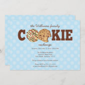 ホリデークッキー交換 招待状 (正面/裏面)