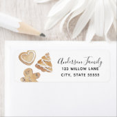 ホリデークッキー差出人住所 ラベル (インサイチュ)