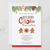 ホリデークッキー飾ズパーティー 案内状 (正面)