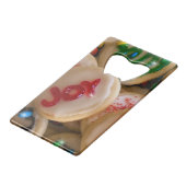 ホリデークッキー クレジットカード栓抜き (正面アングル)