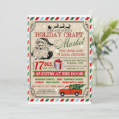 ホリデークラフトマーケット招待状 招待状 (スタンド正面)