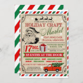 ホリデークラフトマーケット招待状 招待状 (正面/裏面)