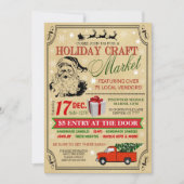 ホリデークラフトマーケット招待状 招待状 (正面)