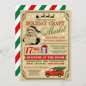 ホリデークラフトマーケット招待状 招待状 (正面/裏面)