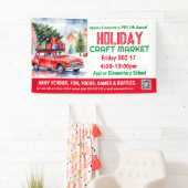 ホリデークラフトマーケットPTO PTA教会バナー 横断幕 (インサイチュ)