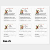 ホリデークランベリーモスクワムルカクテルレシピ スクエアシール (シート)