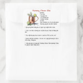 ホリデークランベリーモスクワムルカクテルレシピ スクエアシール (バッグ)