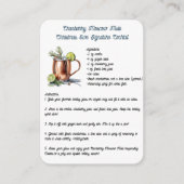 ホリデークランベリーモスクワムルカクテル エンクロージャーカード (正面)