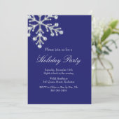 ホリデークリスタルスノーフレーク 招待状 (スタンド正面)