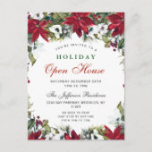 ホリデークリスマスオープンハウス招待状カード ポストカード (正面)