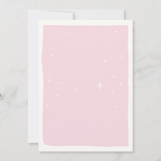 ホリデークリスマスカクテルパーティの招待状 招待状 (裏面)