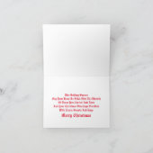 ホリデークリスマスカード シーズンカード (内部)