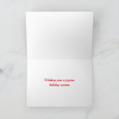 ホリデークリスマスカード シーズンカード (内部)