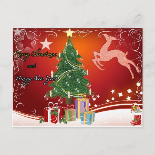 ホリデークリスマスカード シーズンポストカード (正面)