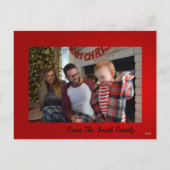 ホリデークリスマスカー シーズンポストカード (裏面)