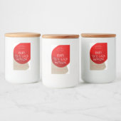 ホリデークリスマスキャンドルラベル フードラベル (ボトル)