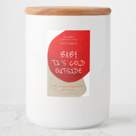 ホリデークリスマスキャンドルラベル フードラベル