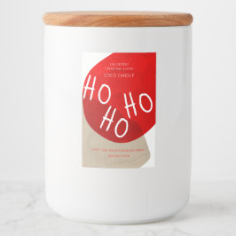 ホリデークリスマスキャンドルラベル フードラベル