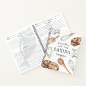 ホリデークリスマスクッキーベーキングレシピ ノートブック (内部)