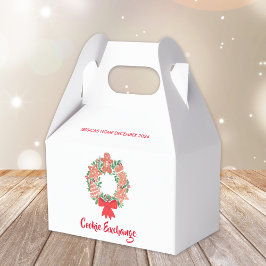 ホリデークリスマスクッキー交換パーティースワップ フェイバーボックス