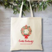 ホリデークリスマスクッキー交換パーティー トートバッグ