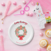 ホリデークリスマスクッキー交換パーティー ペーパープレート (パーティー)