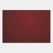 ホリデークリスマスクランベリーレッド深い暗飽和度 ラッピングペーパーシート (正面)