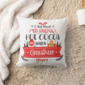 ホリデークリスマスグラフィックタイポグラフィ クッション (ブランケット)