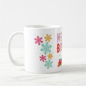 ホリデークリスマスコーヒメリーーマグ「明るい」 コーヒーマグカップ (左)