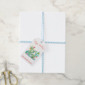 ホリデークリスマスサボスデザートサウスウェスト ギフトタグ (より糸付き)