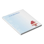 ホリデークリスマスサンタクロースのノートパッド ノートパッド (アングル)