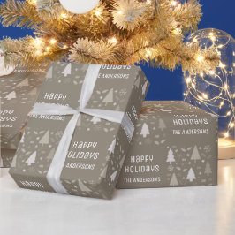 ホリデークリスマスタイプ ラッピングペーパー