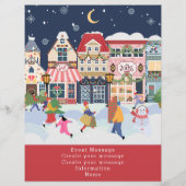 ホリデークリスマスタウンウィムシー独自の作成 チラシ (裏面)