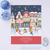 ホリデークリスマスタウンウィムシー独自の作成 チラシ (シングル)