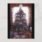 ホリデークリスマスツリーはがき シーズンポストカード (正面)