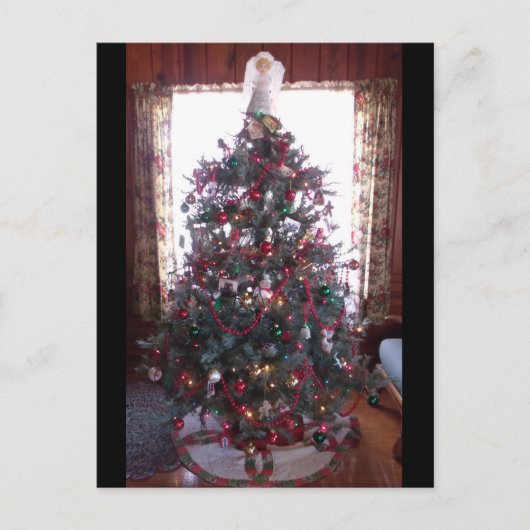 ホリデークリスマスツリーはがき シーズンポストカード (正面)