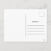 ホリデークリスマスツリーワードアート シーズンポストカード (裏面)