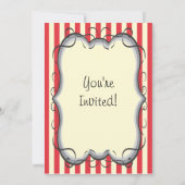 ホリデークリスマステビクトリアンアパーティの招待状 招待状 (裏面)