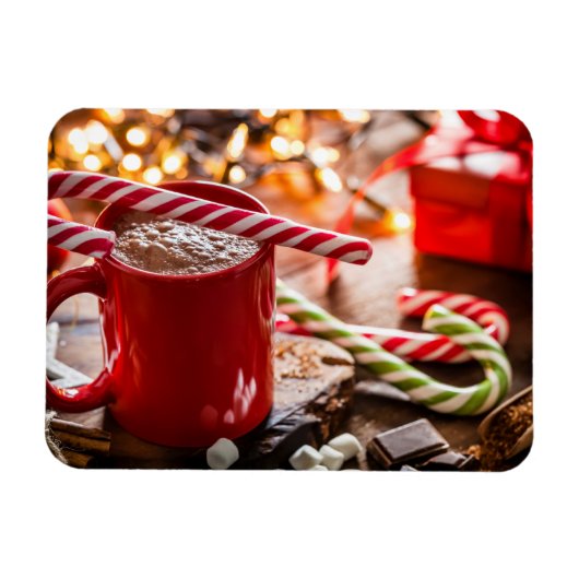 ホリデークリスマスデコールクリスマスホームデコールアート マグネット (横)