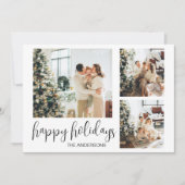 ホリデークリスマスニューイヤーファミリーカード シーズンカード (正面)