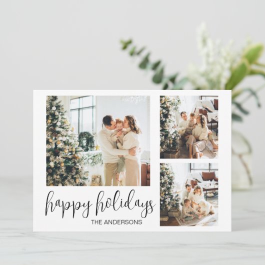 ホリデークリスマスニューイヤーファミリーカード シーズンカード (スタンド正面)