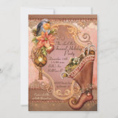 ホリデークリスマスパーティの招待状 招待状 (正面)